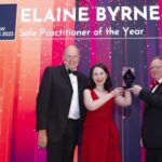 Elaine receives Sole Practitioner of the Year 2023 award at the Irish Law Awards
